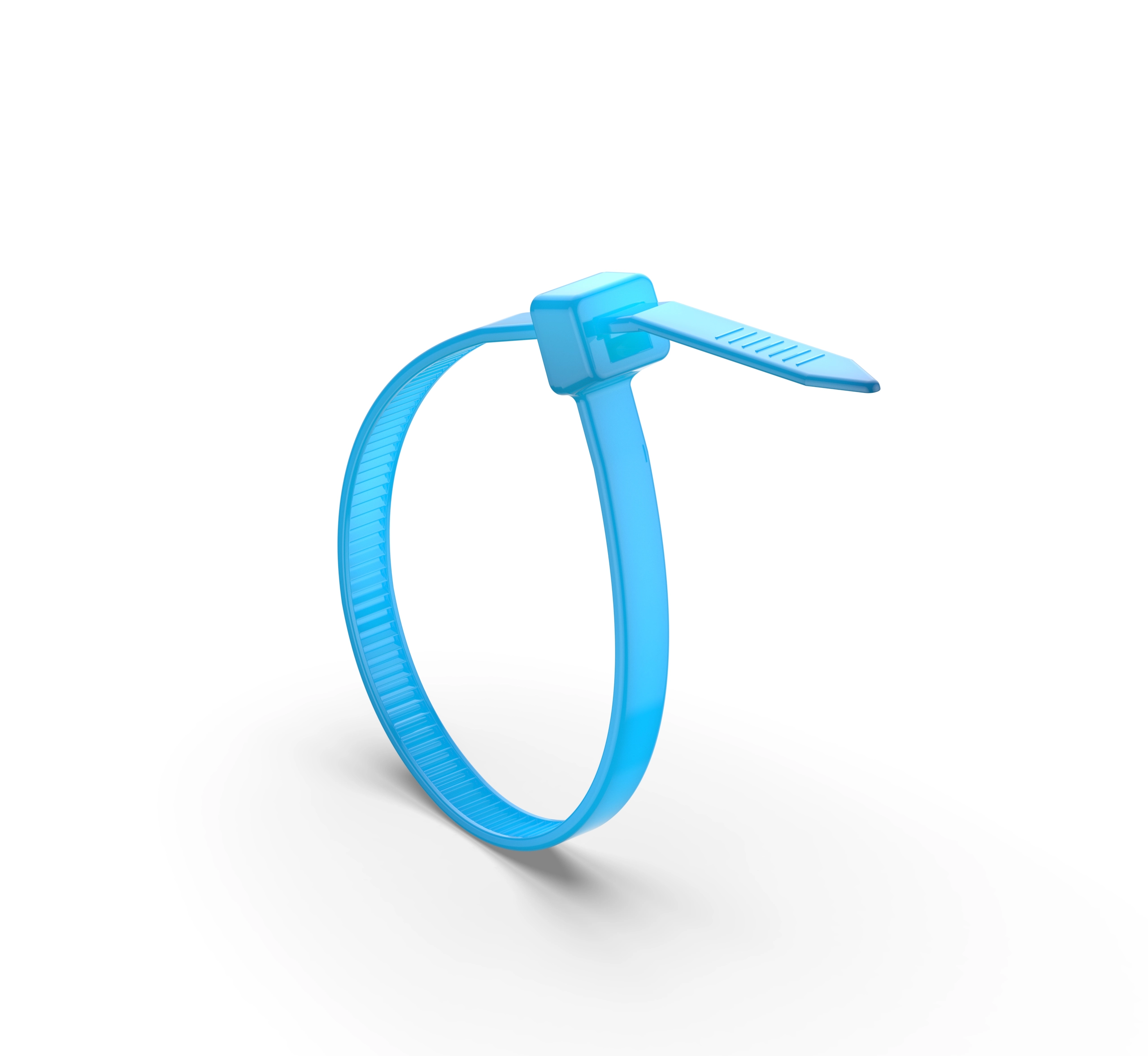 blue cable ties