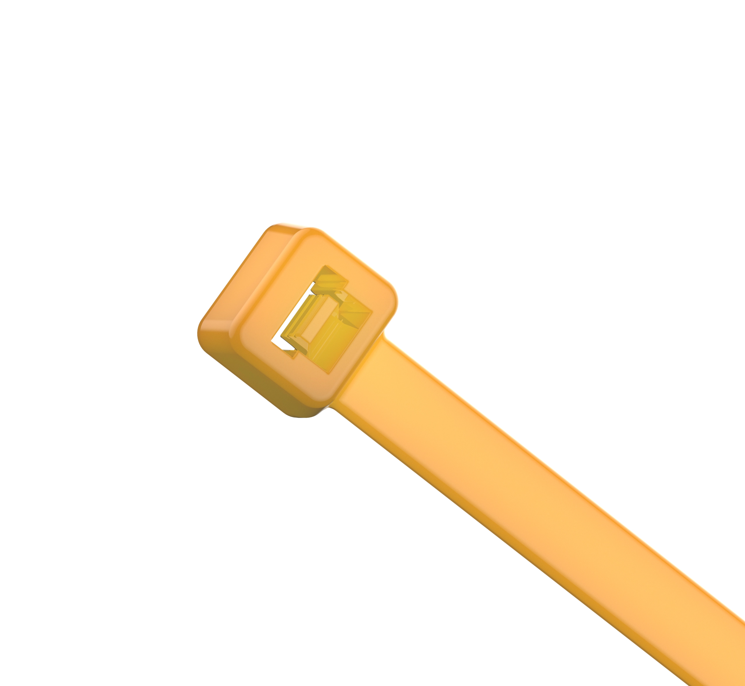 orange cable tie details